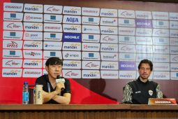 Shin Tae-yong  evaluasi penampilan nilai lini depan timnas Indonesia