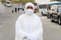 Khofifah ajak jamaah haji doakan kedamaian dunia