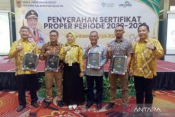 81 companies in South Kalimantan receive KLHK's Proper awards