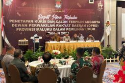 KPU Maluku  tetapkan 45 anggota DPRD terpilih pada Pemilu 2024