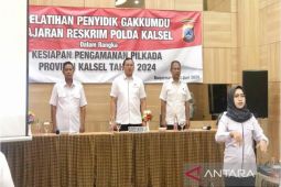 Polda Kalsel perkuat kemampuan penyidik Sentra Gakkumdu untuk Pilkada