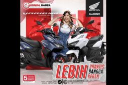Dikenal lebih praktis bangga dan keren, begini tampang Honda Vario 160 versi Honda Babel