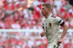 Kevin De Bruyne jadi andalan Belgia saat melawan Slovakia