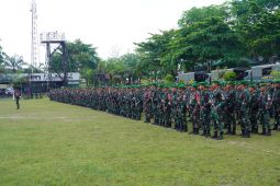 Danrem berangkatkan Yonif 642/Kps tugas ke perbatasan Indonesia-PNG