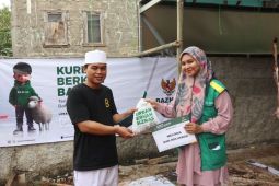 Baznas Depok salurkan 410 paket daging kurban pada warga