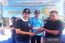 Organda Kalsel salurkan 1.500 kantong daging kurban