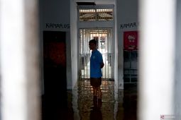 Gedung Lapas Kelas IIA Gorontalo terendam banjir