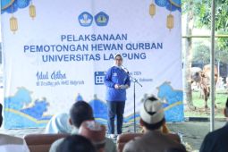 Unila laksanakan pemotongan kurban 32 sapi dan 17 kambing