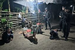 Brimob Polda Sumut tangkap lima terduga kasus narkoba di Medan, ini barang buktinya