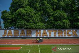 Latihan atlet Peparnas di Bandung