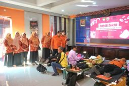 DWP BPBD Jatim gandeng relawan gelar donor darah