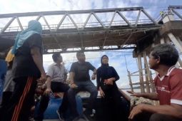 Komisi III DPRD Jambi pantau kerusakan jembatan Tembesi pasca ditbarak tongkang batu bara