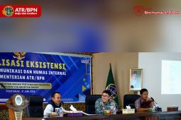 Evaluasi optimalisasi eksistensi, Kanwil BPN Provinsi Kalbar tuai apresiasi