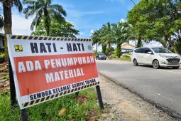 Pelebaran Jalan Sultan Hamid II Pontianak mulai dikerjakan