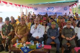 Warga Pulau Lemukutan perbatasan RI-Malaysia deklarasi anti narkotika