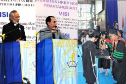 Wisuda 245 lulusan, begini pesan Rektor Universitas HKBP Nommensen Pematangsiantar