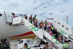 324 orang haji kloter satu Balikpapan sudah tiba  di tanah air