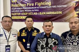 KSOP Banjarmasin gelar pelatihan damkar-diving bagi awak kapal negara
