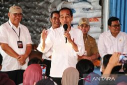 Presiden pastikan beras bantuan warga Palangka Raya dalam kondisi baik