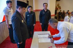 Bupati kukuhkan masa jabatan kepala desa se-Kabupaten Bangli
