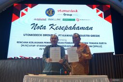 KIG dan Utomodeck kerja sama bangun PLTSA Atap dan SPKLU