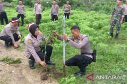 Polresta Gorontalo Kota mendukung pelestarian lingkungan