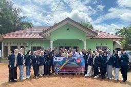 Pemdes Simpang Tiga Belitung Timur sambut dan dukung mahasiswa KKN IAIN SAS Babel
