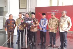 Joko Widodo diskusikan rangkaian HUT Ke-79 RI dengan pimpinan MPR