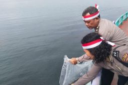 Hari Bhayangkara, ini yang dilakukan Polres Simalungun di kawasan wisata Danau Toba