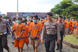 Dua pekan, Polresta Sidoarjo tangkap 70 orang pelaku kriminalitas