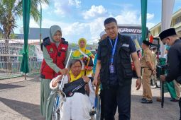 Jamaah haji asal Jambi kembali ke Tanah Air pada 15 Juli
