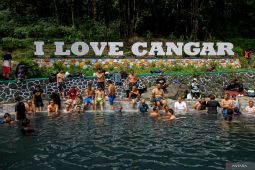 Banjir di jalur wisata Kota Batu Jawa Timur