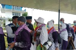 59 jamaah haji asal Belitung tiba dengan selamat
