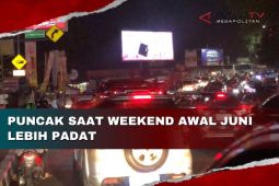 Puncak saat weekend awal Juni lebih padat