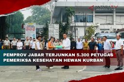 Pemprov Jabar terjunkan 5.300 petugas pemeriksa kesehatan hewan kurban