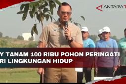 AHY tanam 100 ribu pohon peringati Hari Lingkungan Hidup