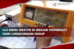 Uji emisi gratis di Bekasi peringati Hari Lingkungan Hidup