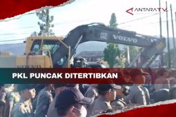 PKL Puncak ditertibkan
