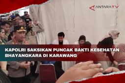Kapolri saksikan puncak bakti kesehatan Bhayangkara di Karawang