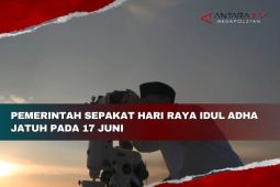 Pemerintah sepakat Hari Raya Idul Adha jatuh pada 17 Juni