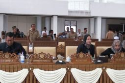 Rapat agenda penyampaian bupati terkait Raperda pelaksanaan APBD 2023 Seruyan