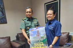 Kunjungan Kapendam di AntaraJatim
