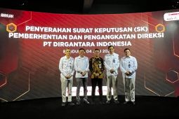 PT DI berhentikan dengan hormat Direktur Keuangan-MR dan SDM