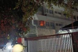 Kantor Sudin Kesehatan Jakpus terbakar