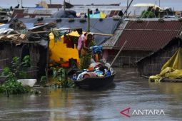 Korban tewas akibat hujan, banjir di timur laut India jadi 44 orang