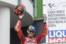 MotoGP 2024: Bagnaia semringah setelah raih kemenangan perdananya di Sachsenring