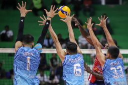 Jakarta Lavani Allo Bank Electric juara putaran pertama Final Four Putra