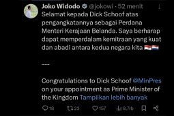 Presiden Jokowi berharap PM Schoof perkuat kemitraan Indonesia dan Belanda