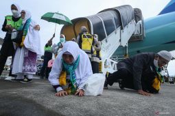 Jamaah haji yang tiba di Aceh tetap dites COVID-19