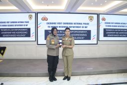 Kepolisian Kamboja belajar pemberdayaan Polwan Polri